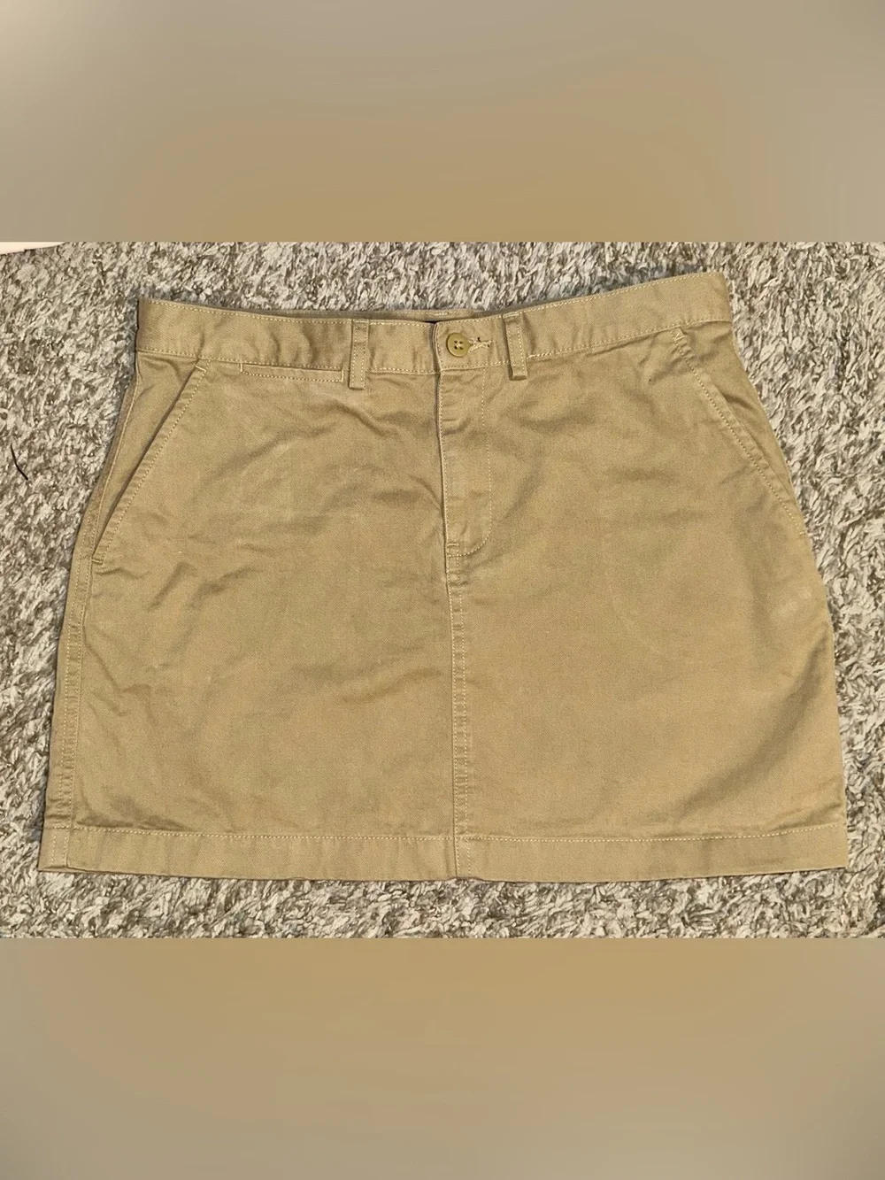 Ralph Lauren Khaki Mini Skirt